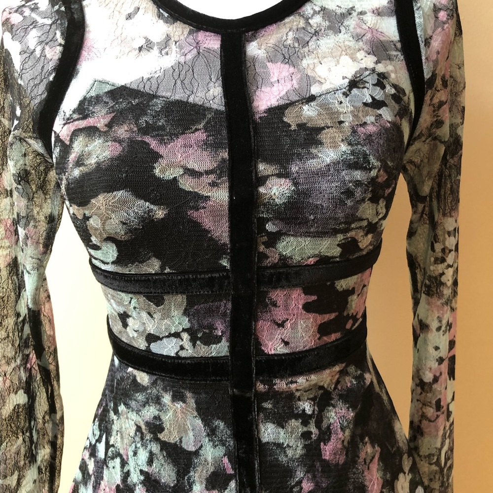Fire Los Angeles floral sheer dress - Picture 4 of 8